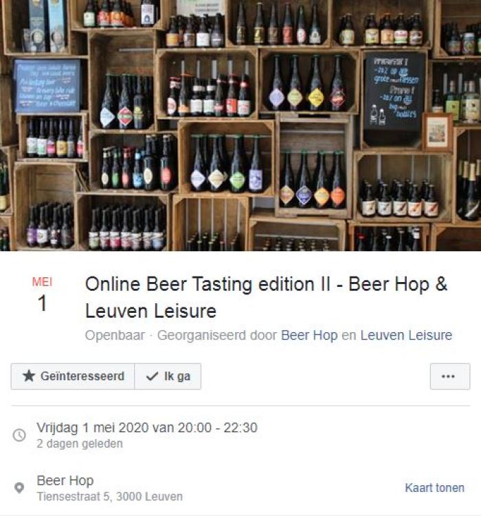 Online beer tasting